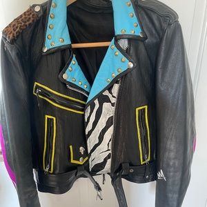 Travis austin custom leather jacket.